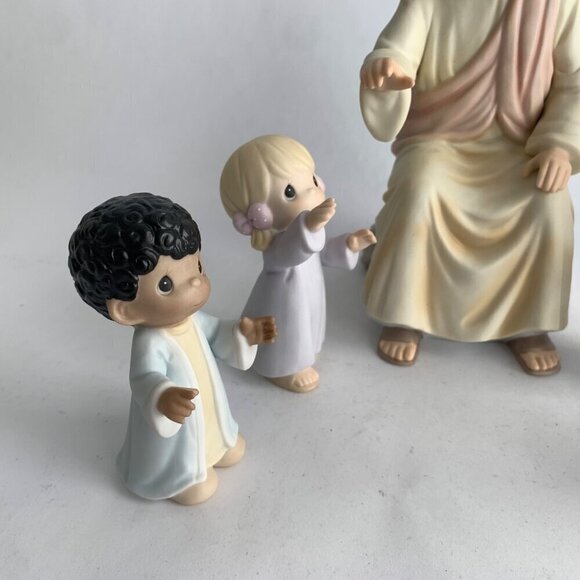 Precious Moments He Shall Lead the Children Into the 21st Century Figurines - Picture 2 of 7
